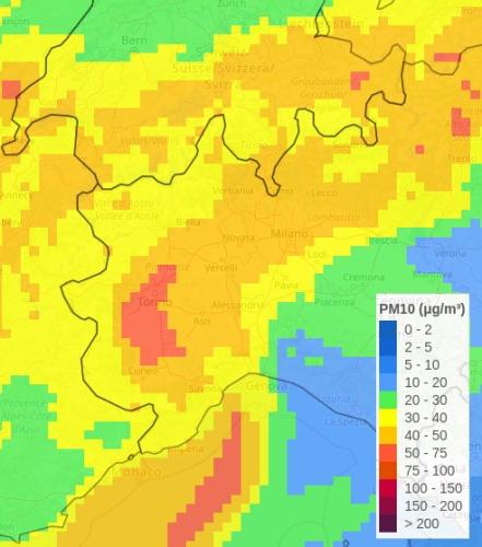 sabbie sahariane 18 marzo 2022