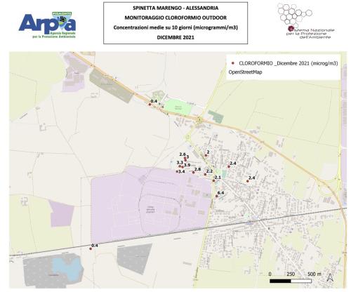 Spinetta marengo cloroformio 22 gennaio 2022