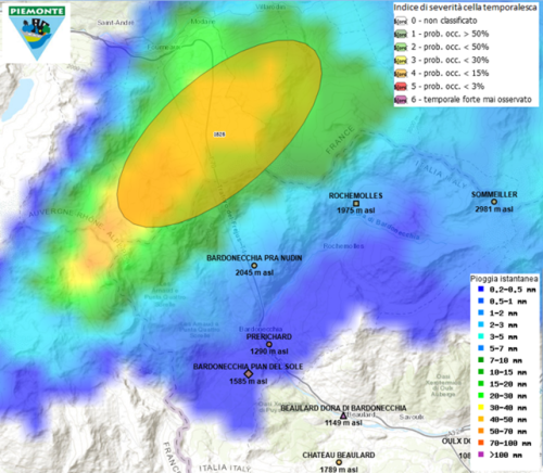 Cella temporalesca 13 agosto 2023