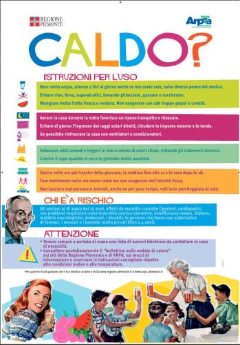Locandina "Caldo? istruzioni per l'uso"