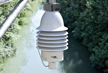 Esempio di sensore idrometrico a ultrasuoni