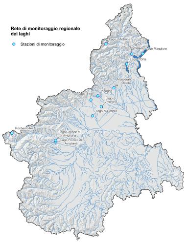 Rete di monitoraggio laghi