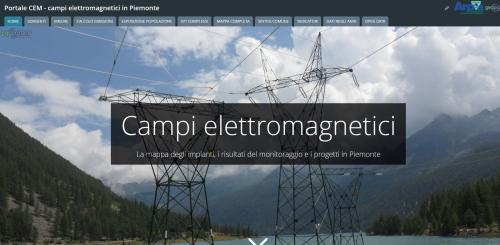 campi elettromagnetici geoportale