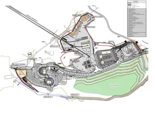 Planimetria cantiere