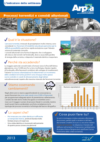 Processi torrentizi e conoidi alluvionali (2013)