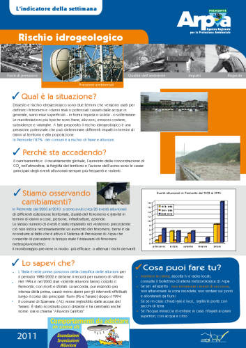 Rischio idrogeologico (2011)