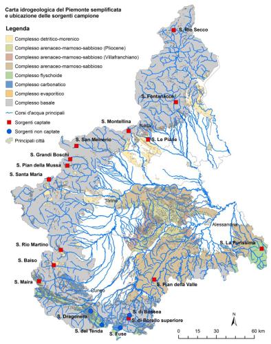 Carta idrogeologica semplificata