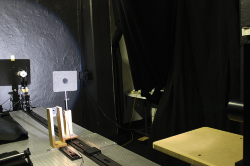 Misura della risposta angolare del radiometro