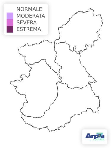 Indice sintetico di siccità del mese di giugno 2025