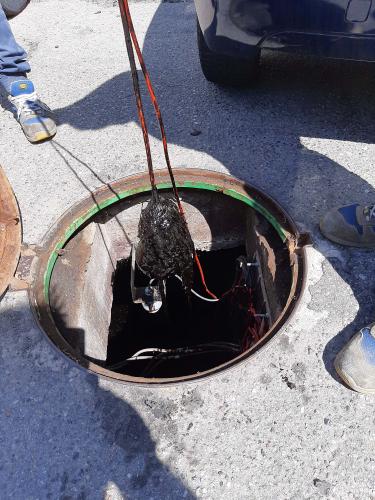 Scolmatore della condotta fognaria