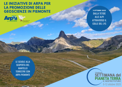 Le iniziative di Arpa per le geoscienze 2025