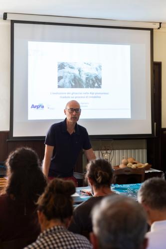 Secondo Barbero all'incontro di Balme