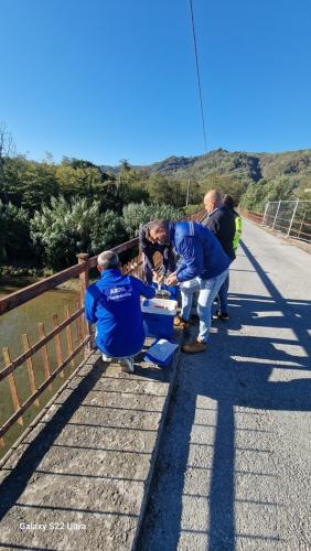 Sopralluogo congiunto ArpaL e Arpa Piemonte sulla Bormida