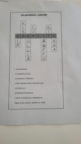 L’indovinello risolto da uno dei gruppi della classe terza B