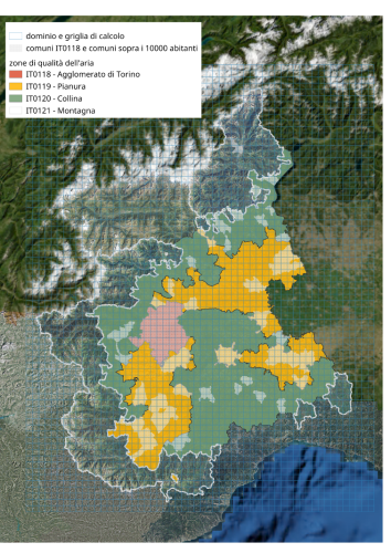Zone interessate dall’applicazione del protocollo antismog, con indicazione dei comuni interessati dalle misure di limitazione sul settore trasporti