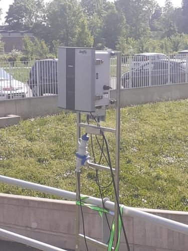 Campionatore posizionato presso la struttura De Amicis di Beinasco