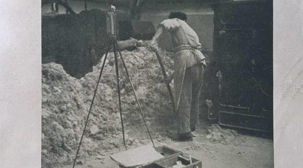 fotografie sono tratte da VIGLIANI E.C.: “Studio sulla asbestosi nelle manifatture di amianto” Ente nazionale prevenzione infortuni, Torino, 1940 