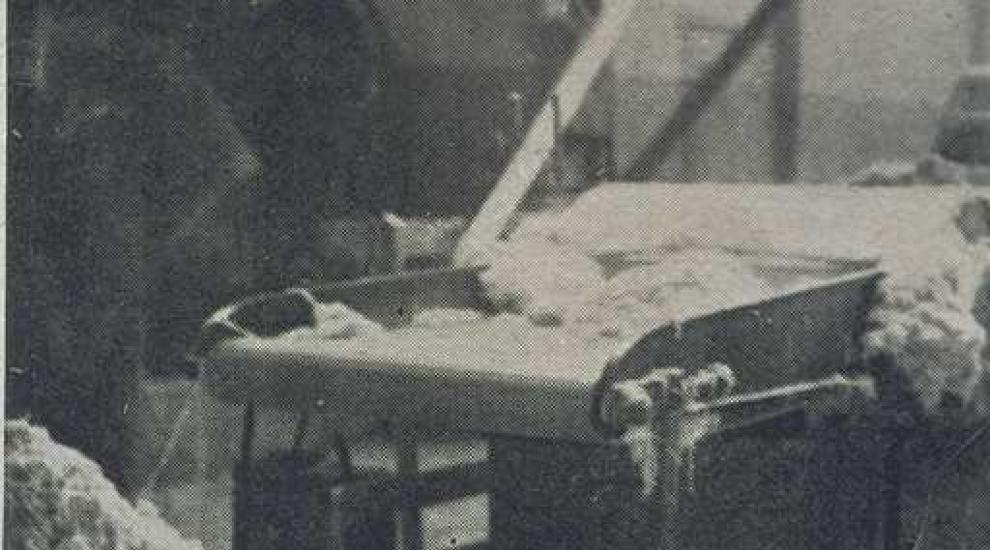 fotografie sono tratte da VIGLIANI E.C.: “Studio sulla asbestosi nelle manifatture di amianto” Ente nazionale prevenzione infortuni, Torino, 1940 