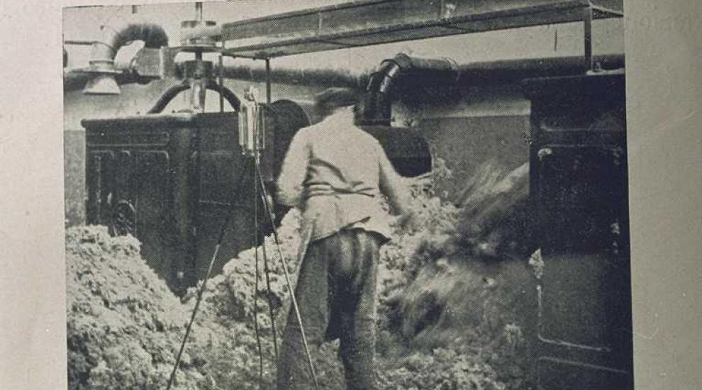 fotografie sono tratte da VIGLIANI E.C.: “Studio sulla asbestosi nelle manifatture di amianto” Ente nazionale prevenzione infortuni, Torino, 1940 