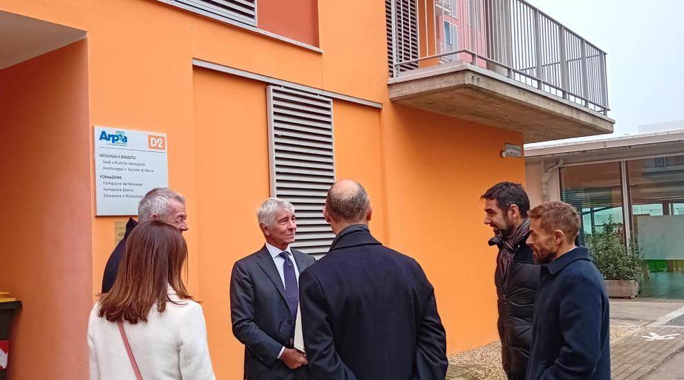 Visita del Ministro dello sport Andrea Abodi in Arpa Piemonte il 17 novembre 2024