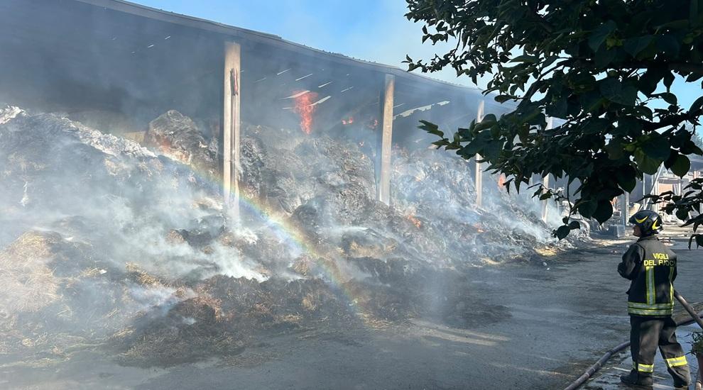 Incendio calliano Monferrato
