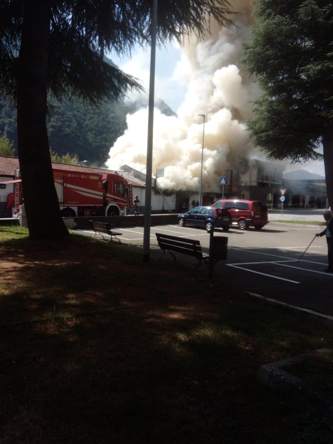 Incendio verbania 31 agosto 2022