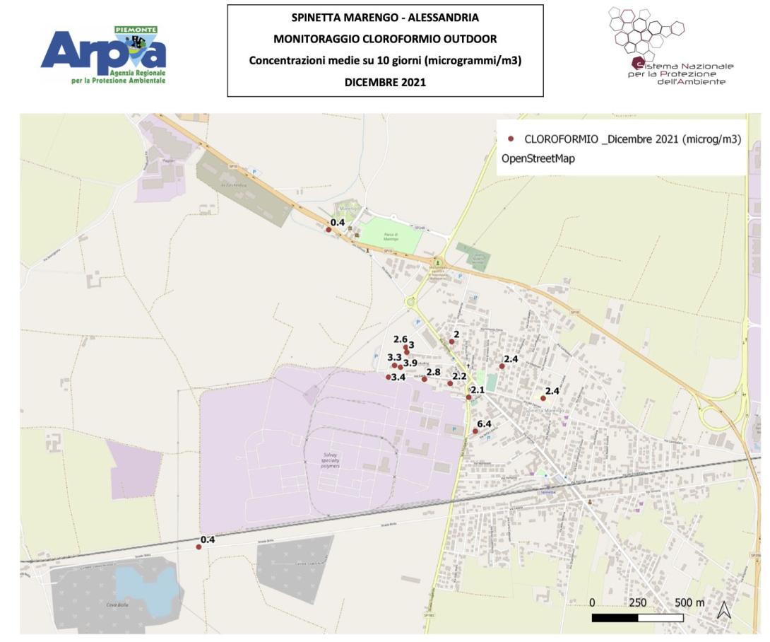 Spinetta marengo cloroformio 22 gennaio 2022