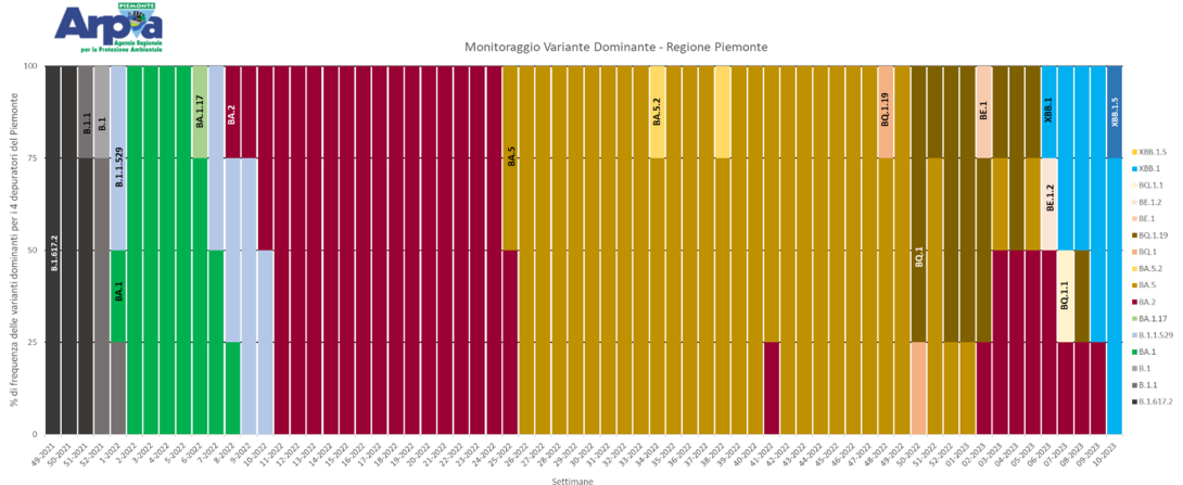 varianti dominanti 17 marzo 2023