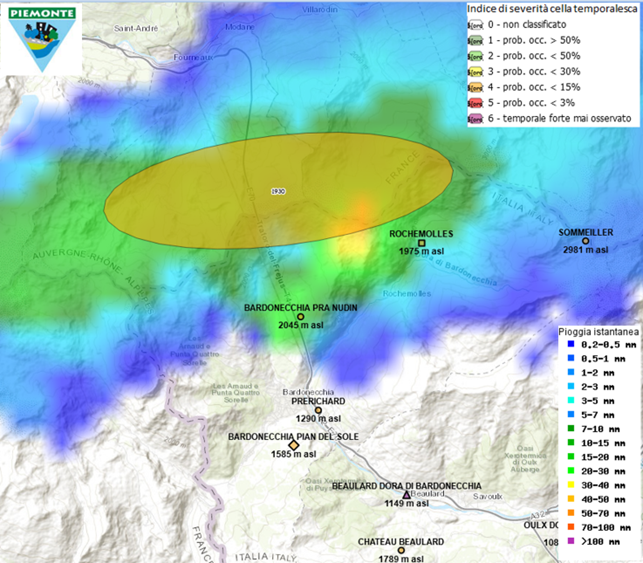 Cella temporalesca 13 agosto 2023