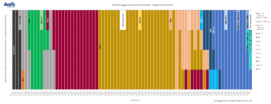varianti dominanti 16 giugno 2023