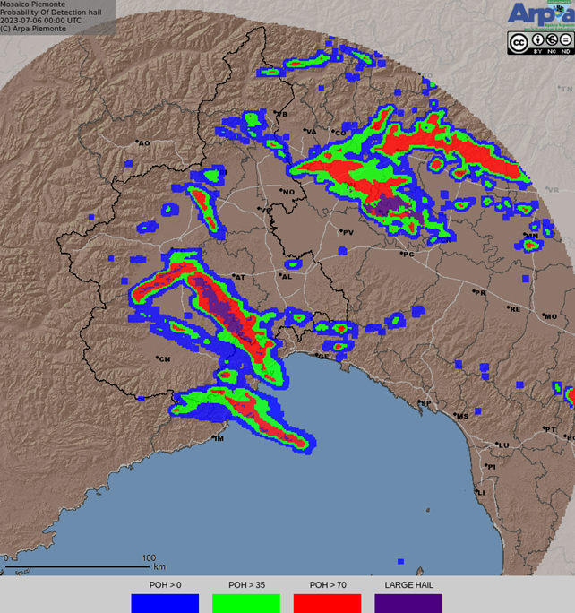 Temporali 6 luglio 2023