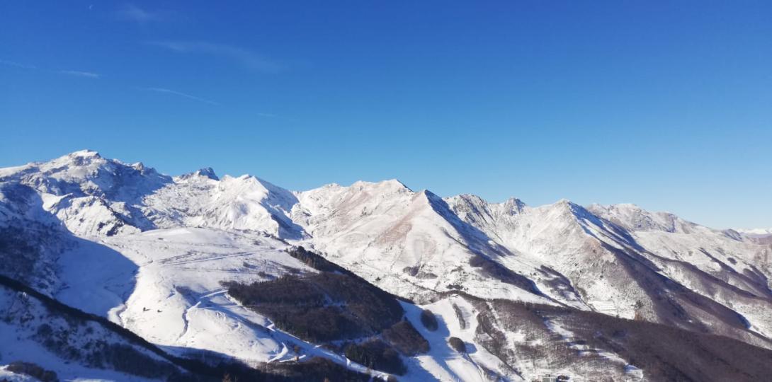 Panoramica dell’alta Val Vermagna (CN) il 6/12/2023