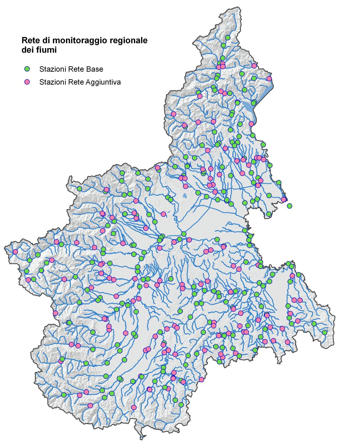 Rete di monitoraggio fiumi