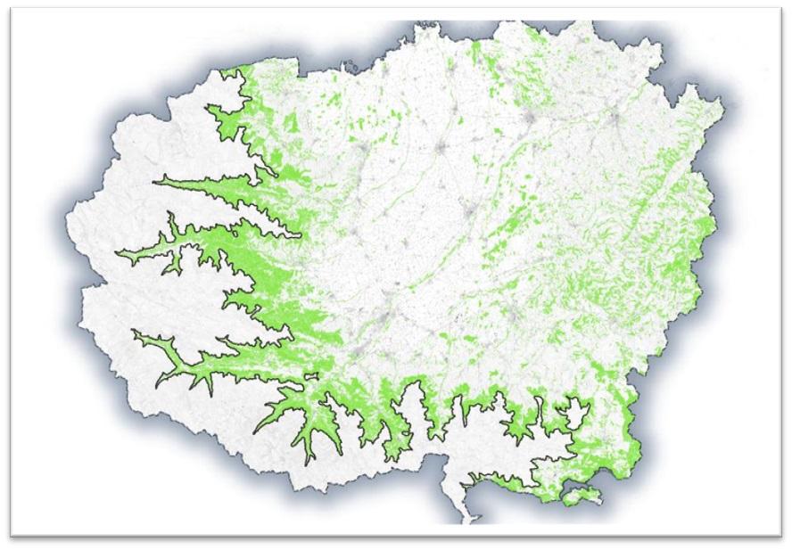  Figura 6: Aree di Valore ecologico per la vegetazione