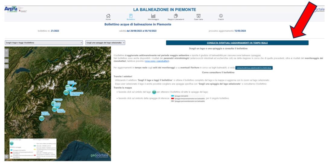 Il portale della balneazione in Piemonte