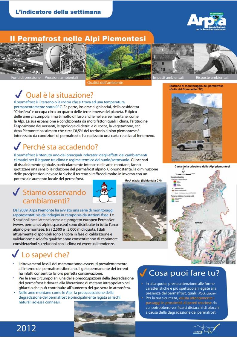 Indicatore Permafrost (2012)