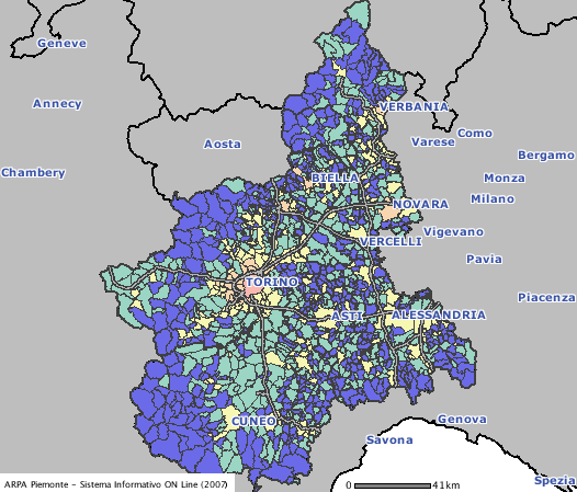 Es. di indicatori per telefonia mobile
