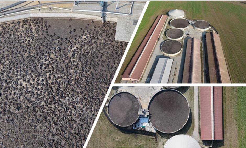 Coperture dei sistemi di stoccaggio di effluenti zootecnici