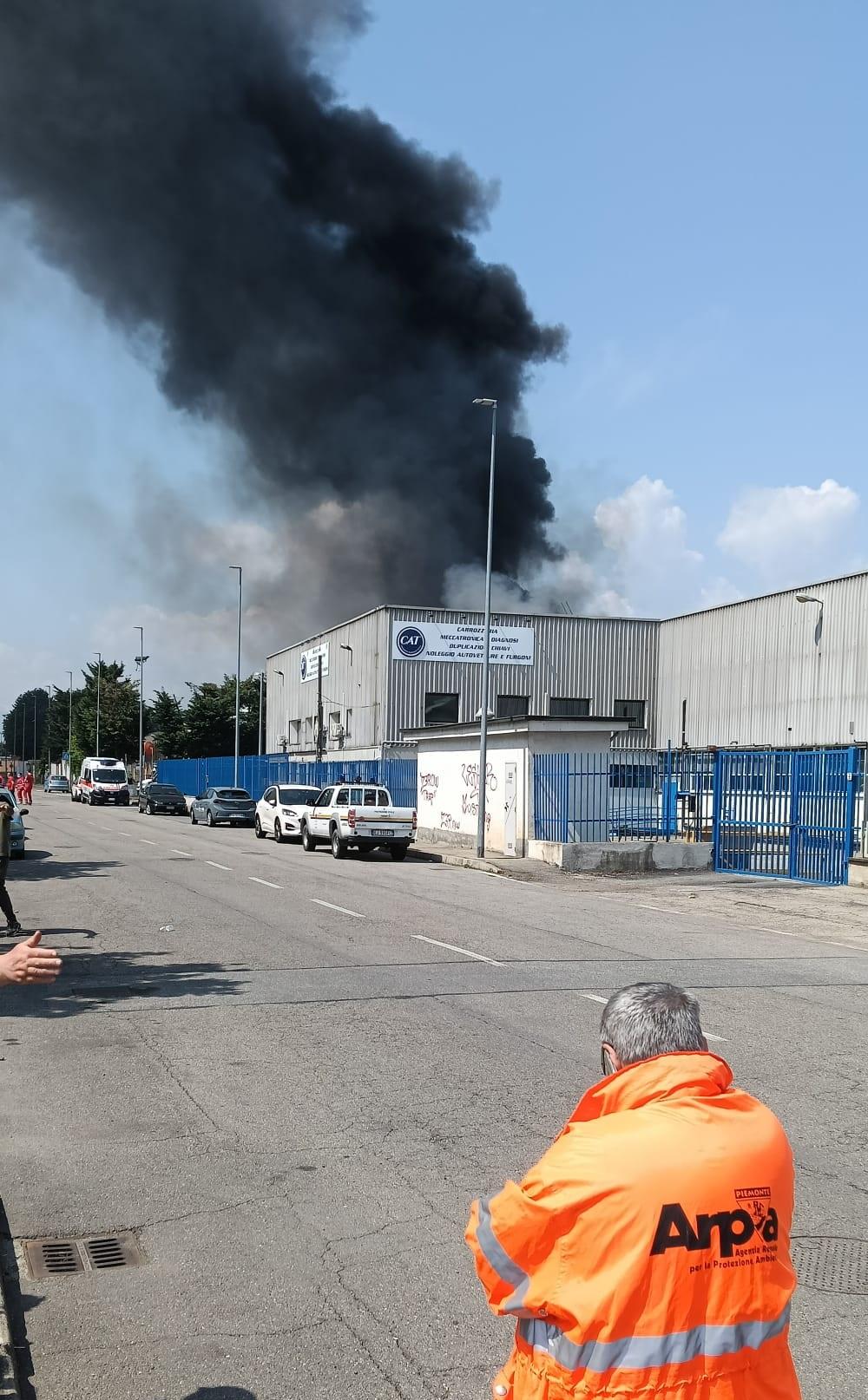 Personale tecnico di Arpa Piemonte per i controlli ambientali