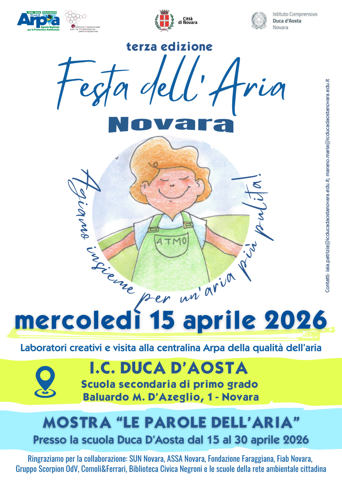 Locandina festa aria terza edizione 2026