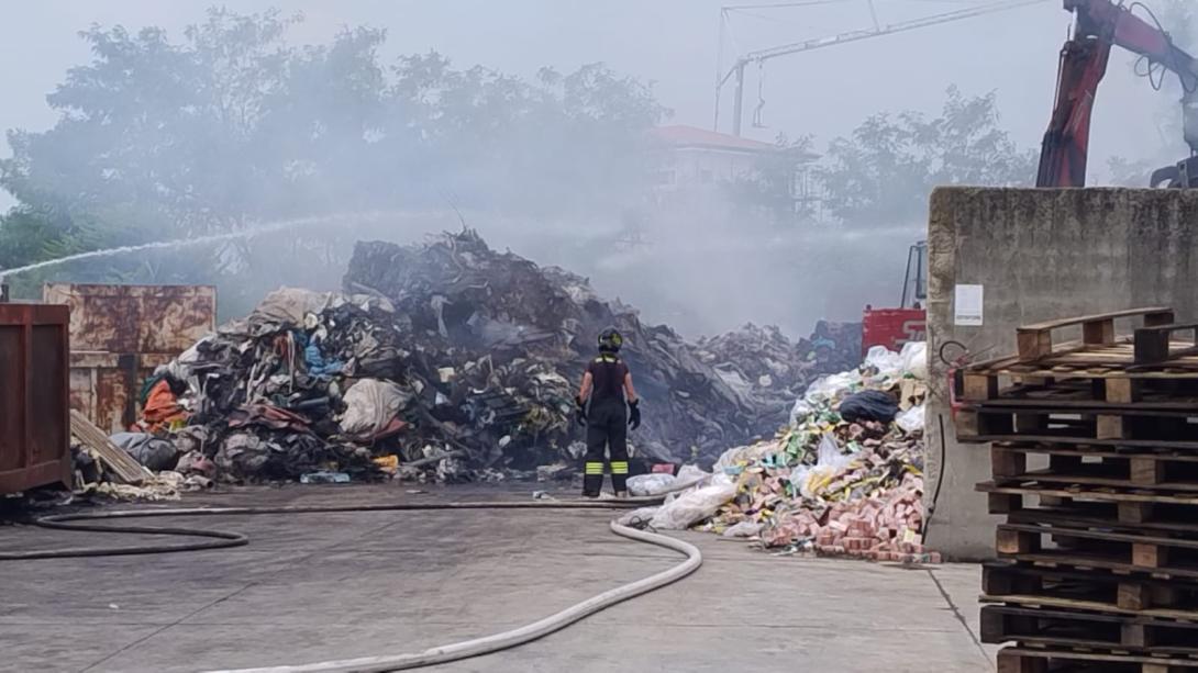 Incendio a Orbassano del 23 luglio 2026