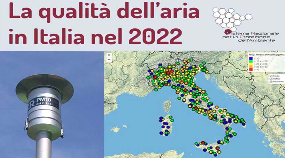 La qualità dell'aria in Italia nel 2022